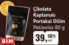 PATİSWİSS ÇİKOLATA KAPLAMALI PORTAKAL DİLİM